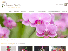 Tablet Screenshot of flowerfairhawaii.com